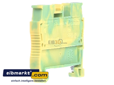 View on the right Phoenix Contact ST 2,5-PE Ground terminal block 1-p 5,2mm - 
