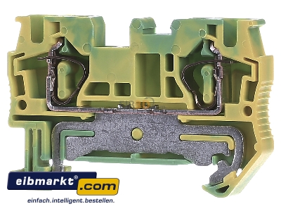 Front view Phoenix Contact ST 4-PE Ground terminal block 1-p 6,2mm
