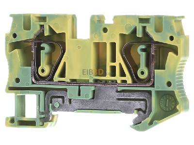 Front view Phoenix ST 6-PE Ground terminal block 1-p 8,2mm 
