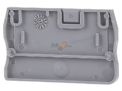 Front view Phoenix D-ST 2,5 End/partition plate for terminal block 
