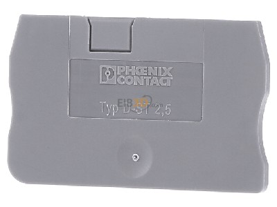 Back view Phoenix D-ST 2,5 End/partition plate for terminal block 
