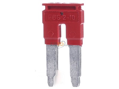 Front view Phoenix FBS 2-10 Cross-connector for terminal block 2-p 
