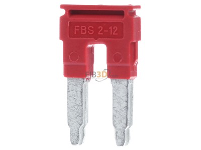 Front view Phoenix FBS 2-12 Cross-connector for terminal block 2-p 
