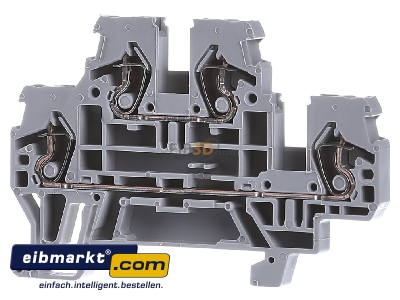 Front view WAGO Kontakttechnik 870-501 Feed-through terminal block 5mm 24A 
