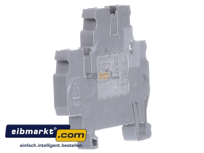 Ansicht rechts WAGO Kontakttechnik 870-501 Doppelstockklemme 0,08-2,4mmq grau L/L 
