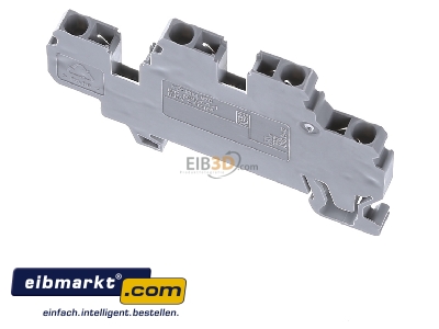 Ansicht oben hinten WAGO Kontakttechnik 870-501 Doppelstockklemme 0,08-2,4mmq grau L/L 