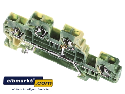Ansicht oben vorne WAGO Kontakttechnik 870-507 Doppelstockklemme 0,08-2,4qmm gr/ge 