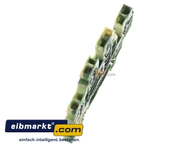 Ansicht oben links WAGO Kontakttechnik 870-507 Doppelstockklemme 0,08-2,4qmm gr/ge 