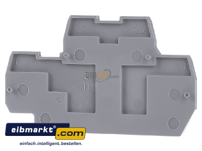 Back view WAGO Kontakttechnik 870-518 End/partition plate for terminal block
