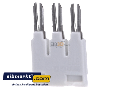 Back view WAGO Kontakttechnik 870-403 Cross-connector for terminal block 3-p
