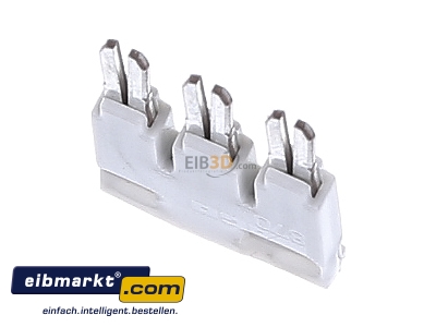 Top rear view WAGO Kontakttechnik 870-403 Cross-connector for terminal block 3-p
