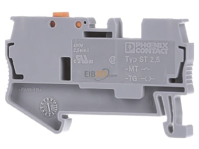 Back view Phoenix ST 2,5-MT Disconnect terminal block 20A 1-p 5,2mm 
