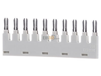 Back view WAGO 859-410 Jumper comb for relay 
