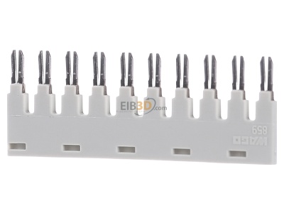 Ansicht hinten WAGO 859-410 Kammbrcker 10fach 