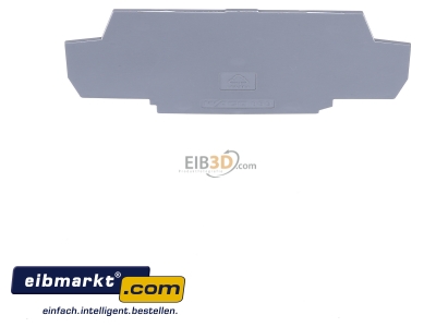 View up front WAGO Kontakttechnik 859-525 End/partition plate for terminal block 
