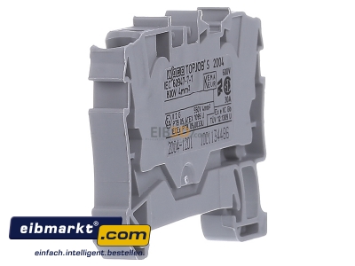 View on the right WAGO Kontakttechnik 2004-1201 Feed-through terminal block 6,2mm 32A - 
