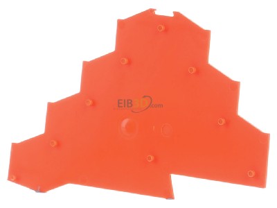 Back view WAGO 281-366 End/partition plate for terminal block 
