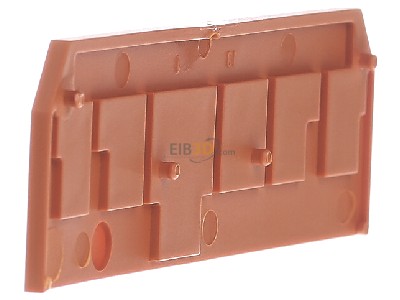 View on the right WAGO 281-335 End/partition plate for terminal block 
