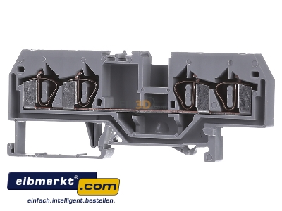 Front view WAGO Kontakttechnik 281-652 Feed-through terminal block 6mm 26A - 
