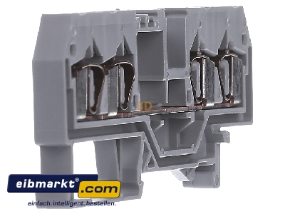 Ansicht links WAGO Kontakttechnik 281-652 Durchgangsklemme gr 0,08-4qmm 