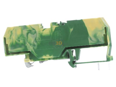 Ansicht hinten WAGO 281-657 Schutzleiterklemme gn/ge 0,08-4qmm 