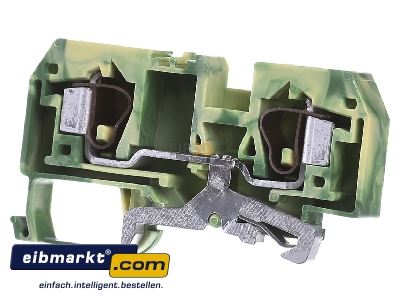 Front view WAGO Kontakttechnik 284-907 Ground terminal block 1-p 10mm - 
