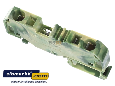 Top rear view WAGO Kontakttechnik 284-907 Ground terminal block 1-p 10mm - 
