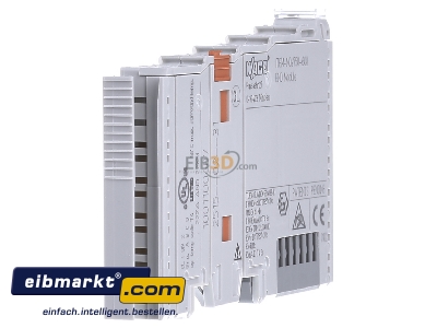 Ansicht links WAGO Kontakttechnik 750-600 Bus-Endklemme 12x64mm grau 