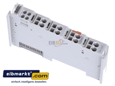 Ansicht oben hinten WAGO Kontakttechnik 750-600 Bus-Endklemme 12x64mm grau 
