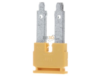 Front view Weidmller ZQV 10/2 Cross-connector for terminal block 2-p 
