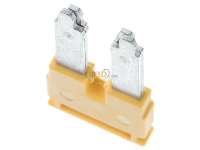 Top rear view Weidmller ZQV 10/2 Cross-connector for terminal block 2-p 
