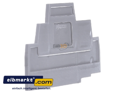 Ansicht links WAGO Kontakttechnik 280-303 Abschluplatte grau 