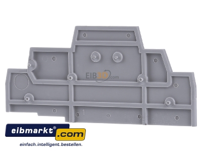 Back view WAGO Kontakttechnik 280-303 End/partition plate for terminal block
