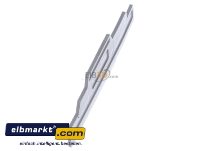 Ansicht oben links WAGO Kontakttechnik 280-303 Abschluplatte grau 