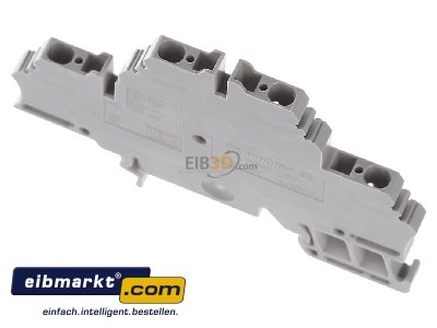 Top rear view Weidmller ZDK 2.5 Feed-through terminal block 5,1mm 22,5A - 
