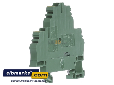 View on the right Weidmller ZDK 2.5PE Ground terminal block 2-p 5mm - 
