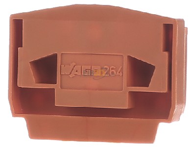Front view WAGO 264-369 End/partition plate for terminal block 
