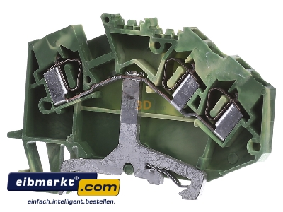 Front view WAGO Kontakttechnik 781-637 Ground terminal block 1-p 6mm
