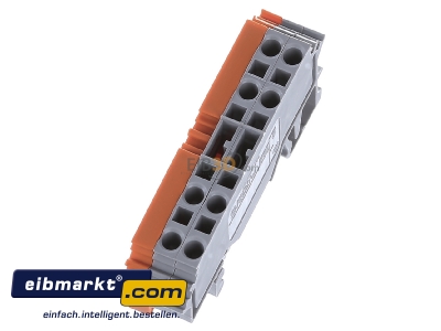 Ansicht oben rechts WAGO Kontakttechnik 280-762 Basisklemmenblock 0,08-2,5mmq orange 