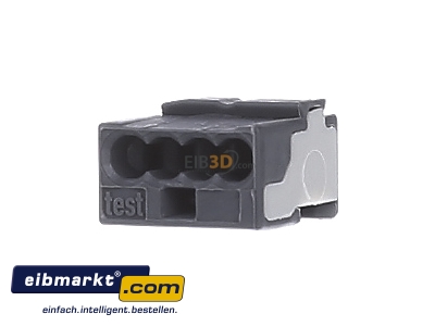 Front view WAGO Kontakttechnik 243-204 Screw less terminal
