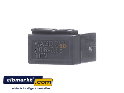 Ansicht hinten WAGO Kontakttechnik 243-204 Verb.dosenklemme dgr 4x0,6-0,8qmm 