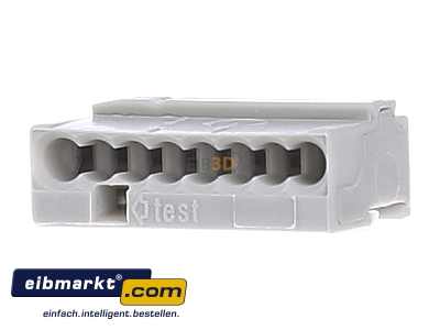 Frontansicht WAGO Kontakttechnik 243-308 Verb.dosenklemme lgr 8x0,6-0,8qmm 