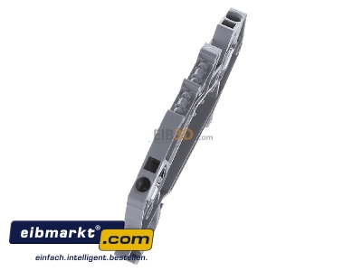 Ansicht oben links WAGO Kontakttechnik 780-601 Durchgangsklemme 0,08-2,5mmq grau 