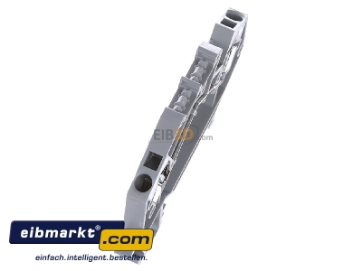 Ansicht oben links WAGO Kontakttechnik 781-601 Durchgangsklemme 0,08-4,00mmq grau 