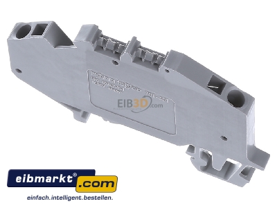 Top rear view WAGO Kontakttechnik 781-601 Feed-through terminal block 6mm 32A 
