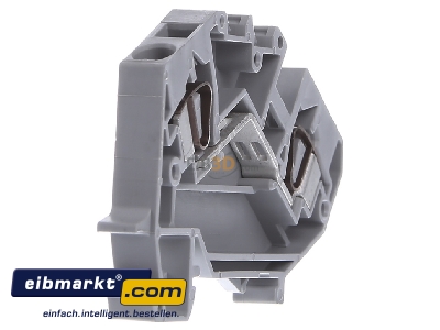 Ansicht links WAGO Kontakttechnik 782-601 Durchgangsklemme 0,2-6mmq grau 