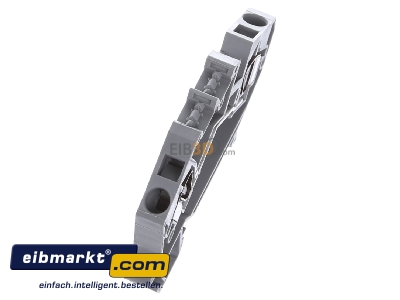 Ansicht oben links WAGO Kontakttechnik 782-601 Durchgangsklemme 0,2-6mmq grau 