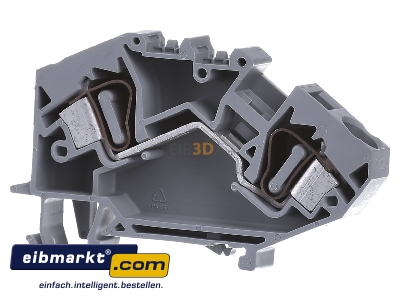 Front view WAGO Kontakttechnik 784-601 Feed-through terminal block 10mm 57A
