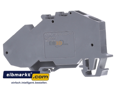 Ansicht hinten WAGO Kontakttechnik 783-601 Durchgangsklemme 0,2-16mmq grau 