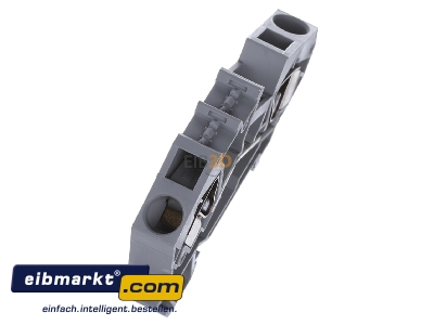 Ansicht oben links WAGO Kontakttechnik 783-601 Durchgangsklemme 0,2-16mmq grau 
